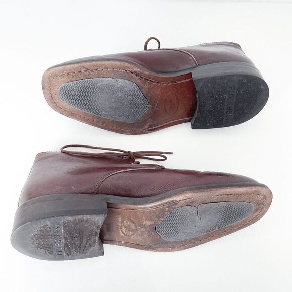 Florsheim Imperial Mens Lace Up Almond Toe Chukka Boots Brown 7 - Picture 7 of 8